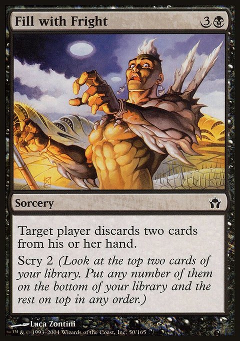 Fill with Fright, Fifth Dawn #50, Magic: The Gathering card