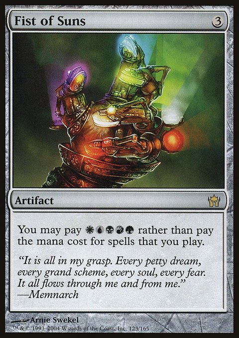 Fist of Suns, Fifth Dawn #123, Magic: The Gathering card