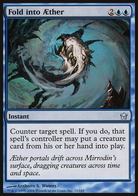 Fold into Aether, Fifth Dawn #31, Magic: The Gathering card