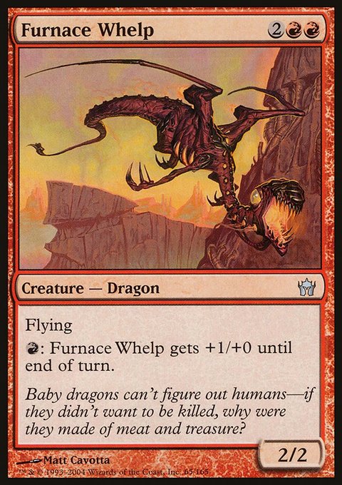 Furnace Whelp, Fifth Dawn #65, Magic: The Gathering card