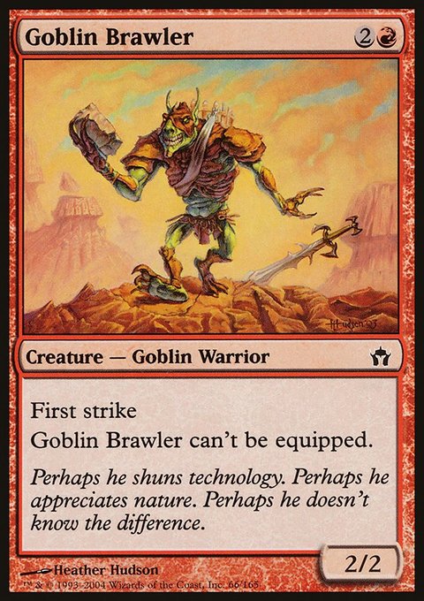 Goblin Brawler, Fifth Dawn #66, Magic: The Gathering card