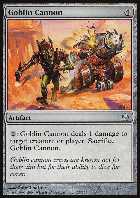Goblin Cannon, Fifth Dawn #125, Magic: The Gathering card