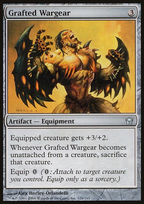 Grafted Wargear, Fifth Dawn #126, Magic: The Gathering card
