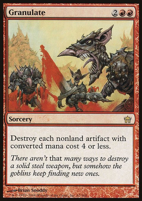 Granulate, Fifth Dawn #67, Magic: The Gathering card