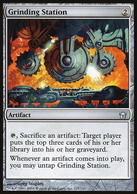 Grinding Station, Fifth Dawn #127, Magic: The Gathering card