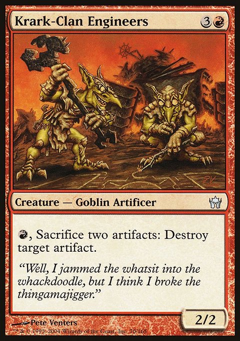 Krark-Clan Engineers, Fifth Dawn #70, Magic: The Gathering card