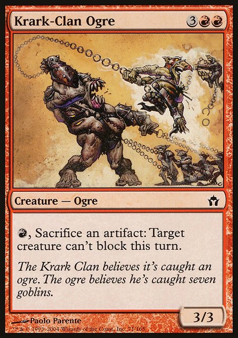 Krark-Clan Ogre, Fifth Dawn #71, Magic: The Gathering card