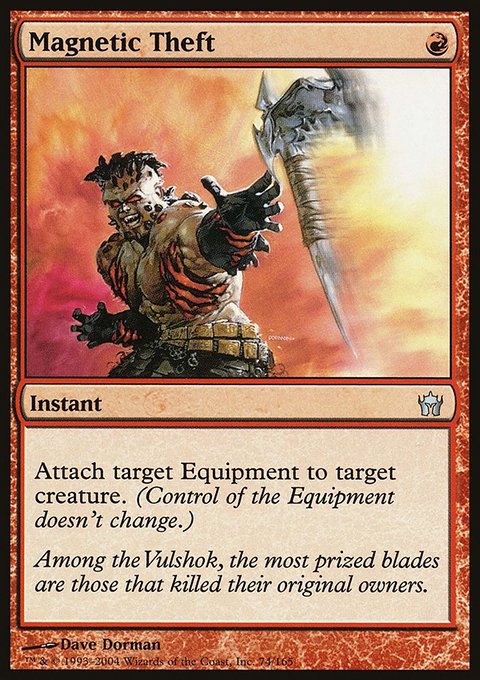 Magnetic Theft, Fifth Dawn #74, Magic: The Gathering card