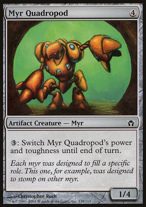 Myr Quadropod, Fifth Dawn #138, Magic: The Gathering card