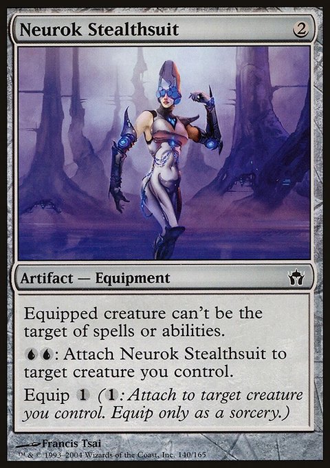 Neurok Stealthsuit, Fifth Dawn #140, Magic: The Gathering card