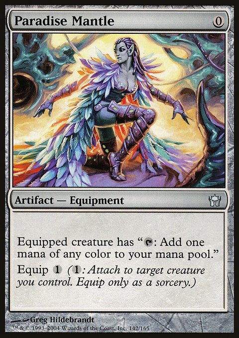 Paradise Mantle, Fifth Dawn #142, Magic: The Gathering card