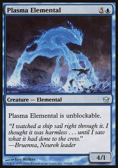 Plasma Elemental, Fifth Dawn #34, Magic: The Gathering card