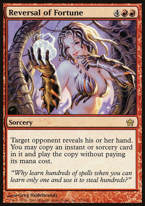 Reversal of Fortune, Fifth Dawn #77, Magic: The Gathering card