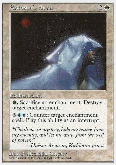 Arenson's Aura, Fifth Edition #6, Magic: The Gathering card