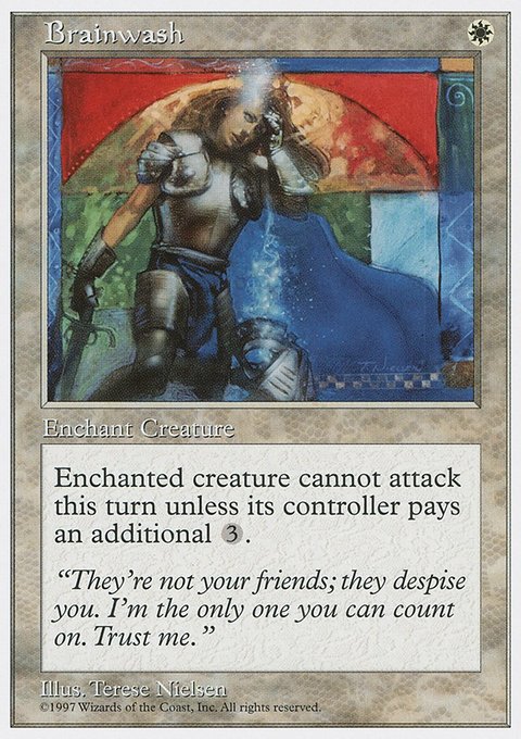 Brainwash, Fifth Edition #13, Magic: The Gathering card