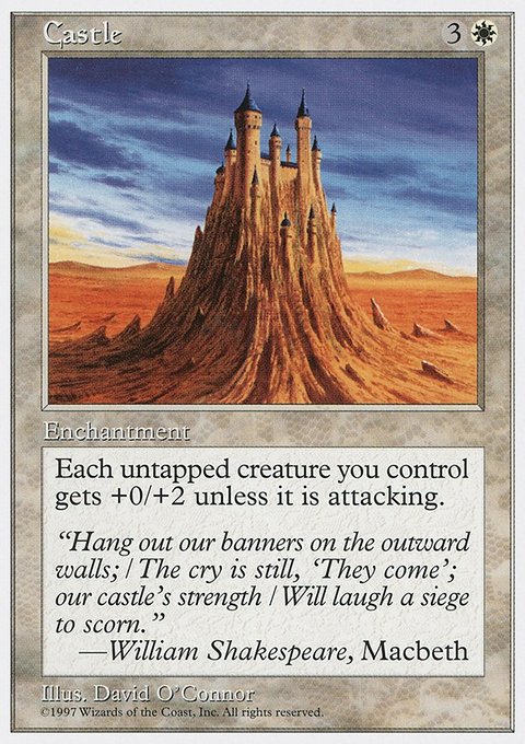 Castle, Fifth Edition #15, Magic: The Gathering card