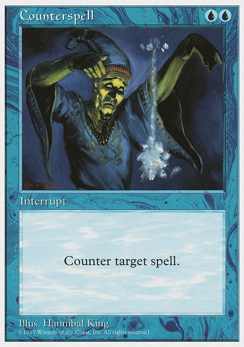 Counterspell, Fifth Edition #77, Magic: The Gathering card