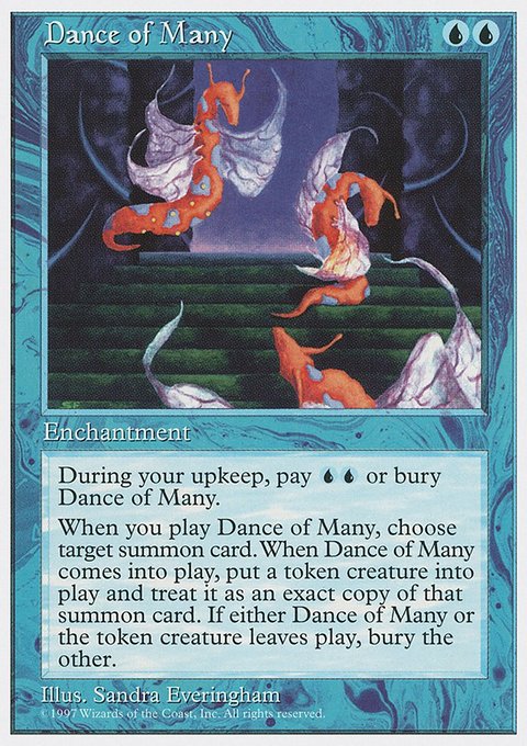 Dance of Many, Fifth Edition #78, Magic: The Gathering card
