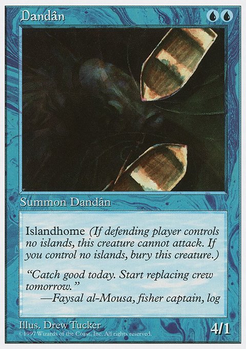 Dandân, Fifth Edition #79, Magic: The Gathering card