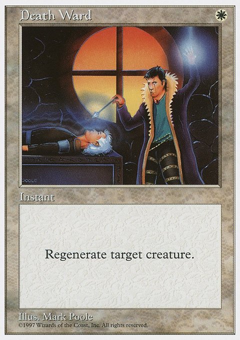 Death Ward, Fifth Edition #25, Magic: The Gathering card