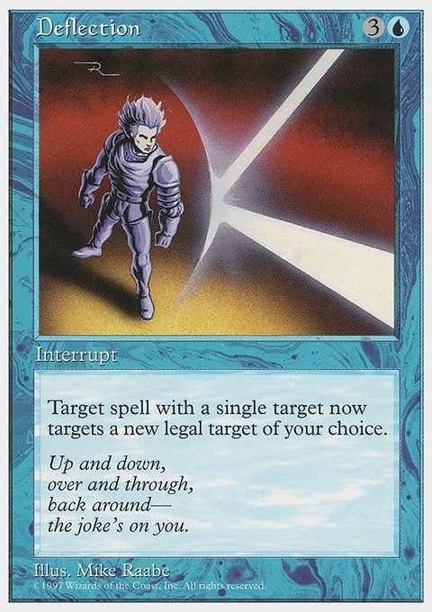 Deflection, Fifth Edition #81, Magic: The Gathering card