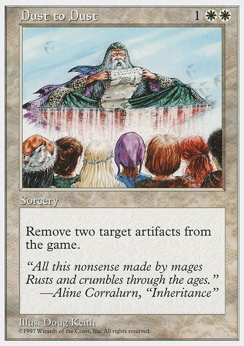 Dust to Dust, Fifth Edition #29, Magic: The Gathering card