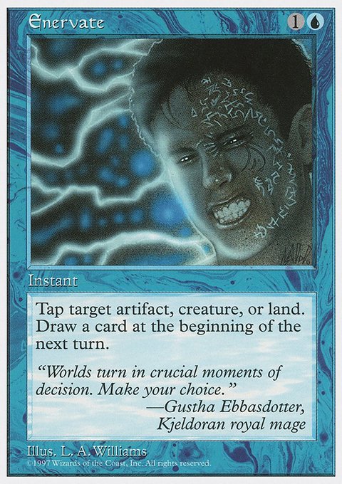 Enervate, Fifth Edition #84, Magic: The Gathering card