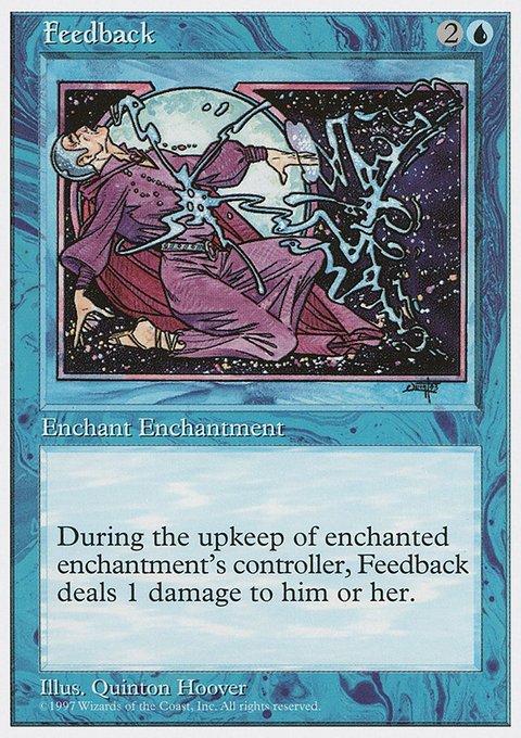Feedback, Fifth Edition #85, Magic: The Gathering card