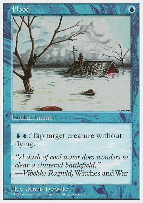 Flood, Fifth Edition #87, Magic: The Gathering card