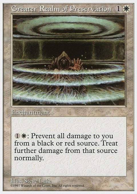 Greater Realm of Preservation, Fifth Edition #31, Magic: The Gathering card