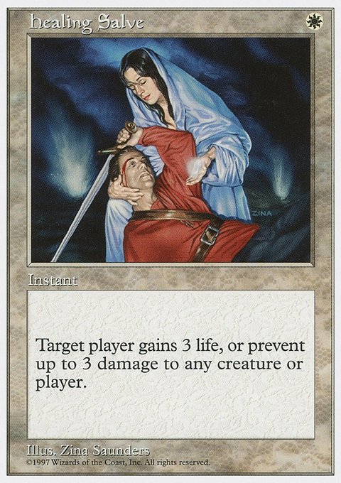 Healing Salve, Fifth Edition #33, Magic: The Gathering card