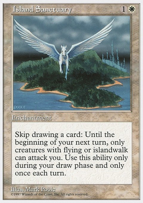 Island Sanctuary, Fifth Edition #39, Magic: The Gathering card