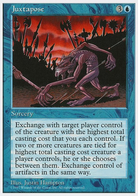 Juxtapose, Fifth Edition #95, Magic: The Gathering card