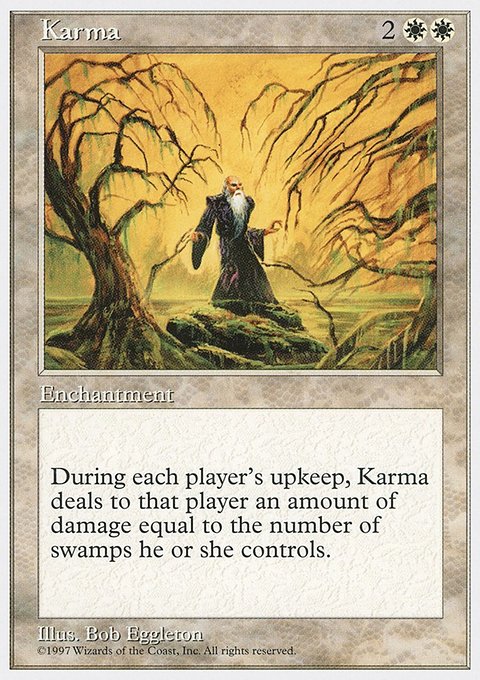 Karma, Fifth Edition #42, Magic: The Gathering card