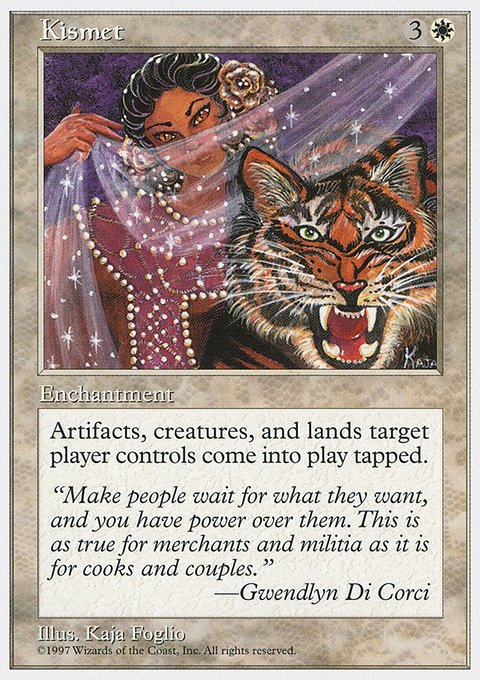 Kismet, Fifth Edition #43, Magic: The Gathering card