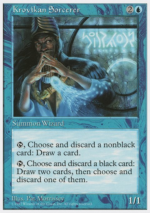 Krovikan Sorcerer, Fifth Edition #96, Magic: The Gathering card