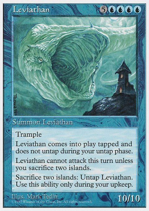 Leviathan, Fifth Edition #98, Magic: The Gathering card