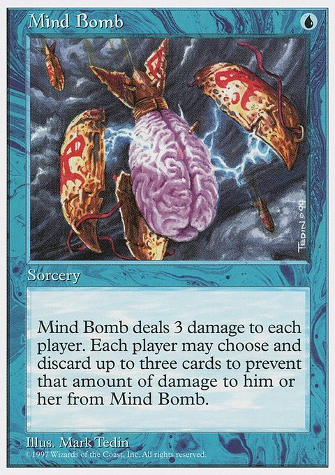 Mind Bomb, Fifth Edition #105, Magic: The Gathering card