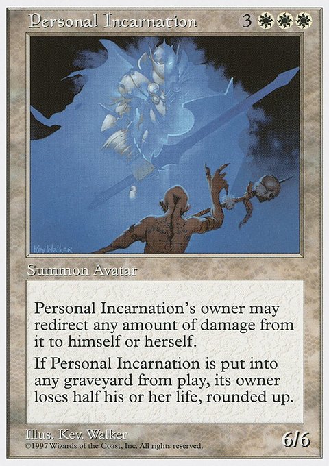 Personal Incarnation, Fifth Edition #51, Magic: The Gathering card