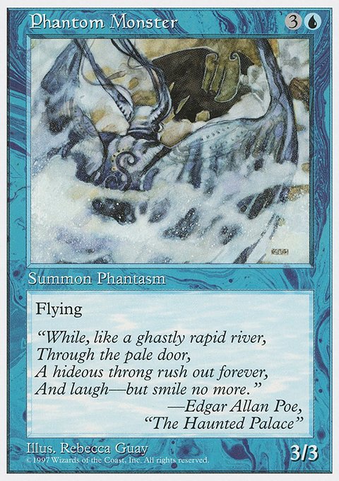 Phantom Monster, Fifth Edition #108, Magic: The Gathering card