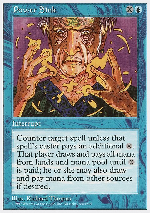 Power Sink, Fifth Edition #111, Magic: The Gathering card