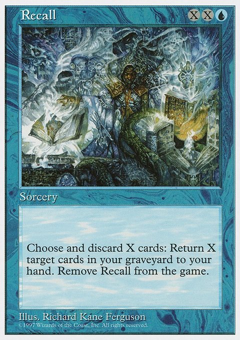 Recall, Fifth Edition #115, Magic: The Gathering card