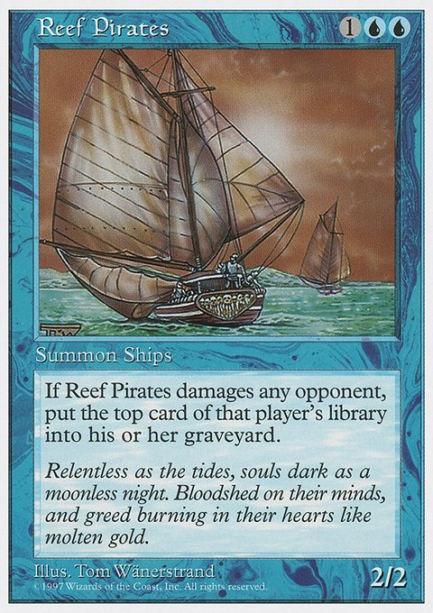 Reef Pirates, Fifth Edition #116, Magic: The Gathering card
