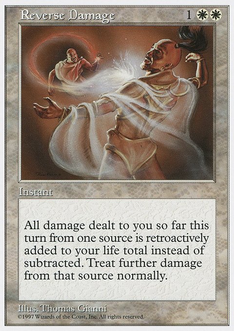Reverse Damage, Fifth Edition #55, Magic: The Gathering card