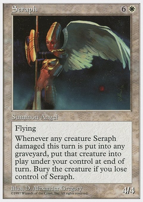 Seraph, Fifth Edition #59, Magic: The Gathering card