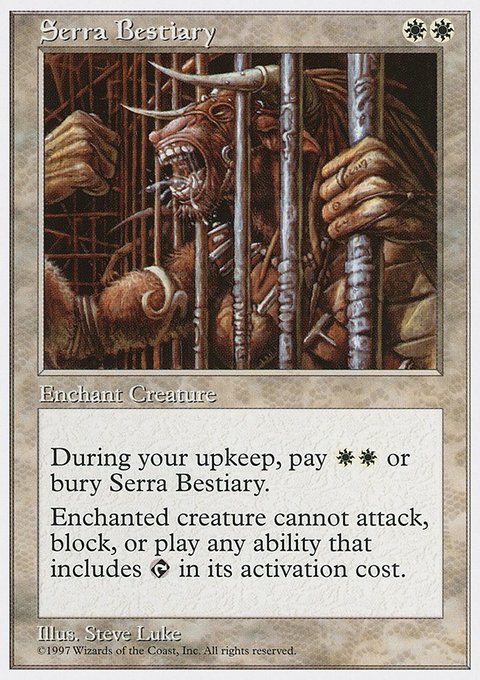 Serra Bestiary, Fifth Edition #60, Magic: The Gathering card