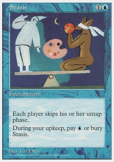 Stasis, Fifth Edition #127, Magic: The Gathering card