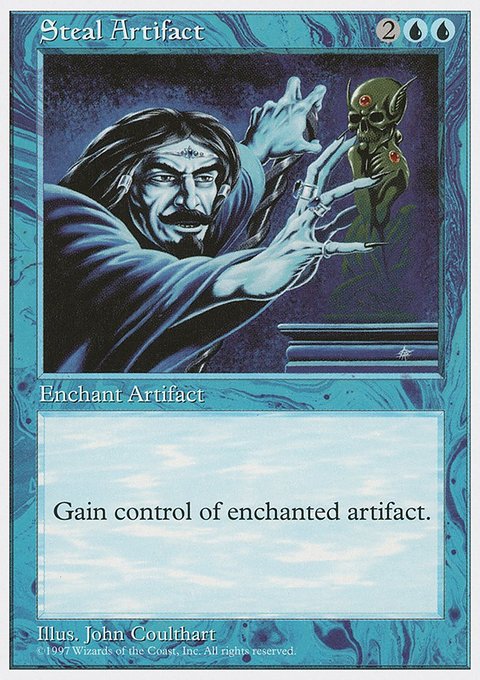 Steal Artifact, Fifth Edition #128, Magic: The Gathering card