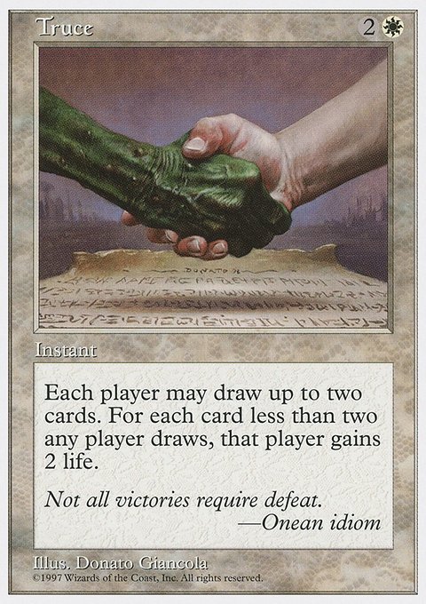 Truce, Fifth Edition #65, Magic: The Gathering card