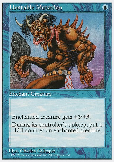 Unstable Mutation, Fifth Edition #131, Magic: The Gathering card
